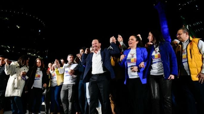 ¡El cambio viene! “No les voy a fallar. Les vamos a ganar”, advierte Santiago Taboda, en el Ángel de la Independencia