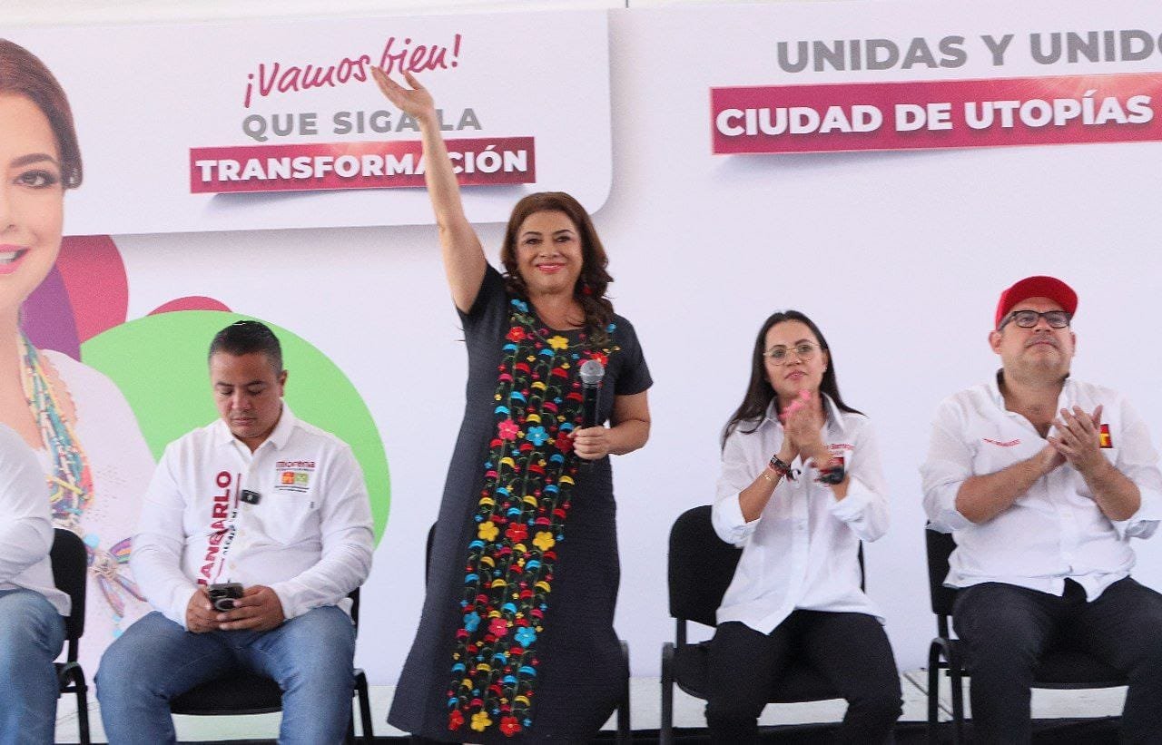 EMPIEZA CUENTA REGRESIVA PARA EL TRIUNFO CONTUNDENTE DE LA CUARTA TRANSFORMACIÓN EL PRÓXIMO 2 DE JUNIO: CLARA BRUGADA
