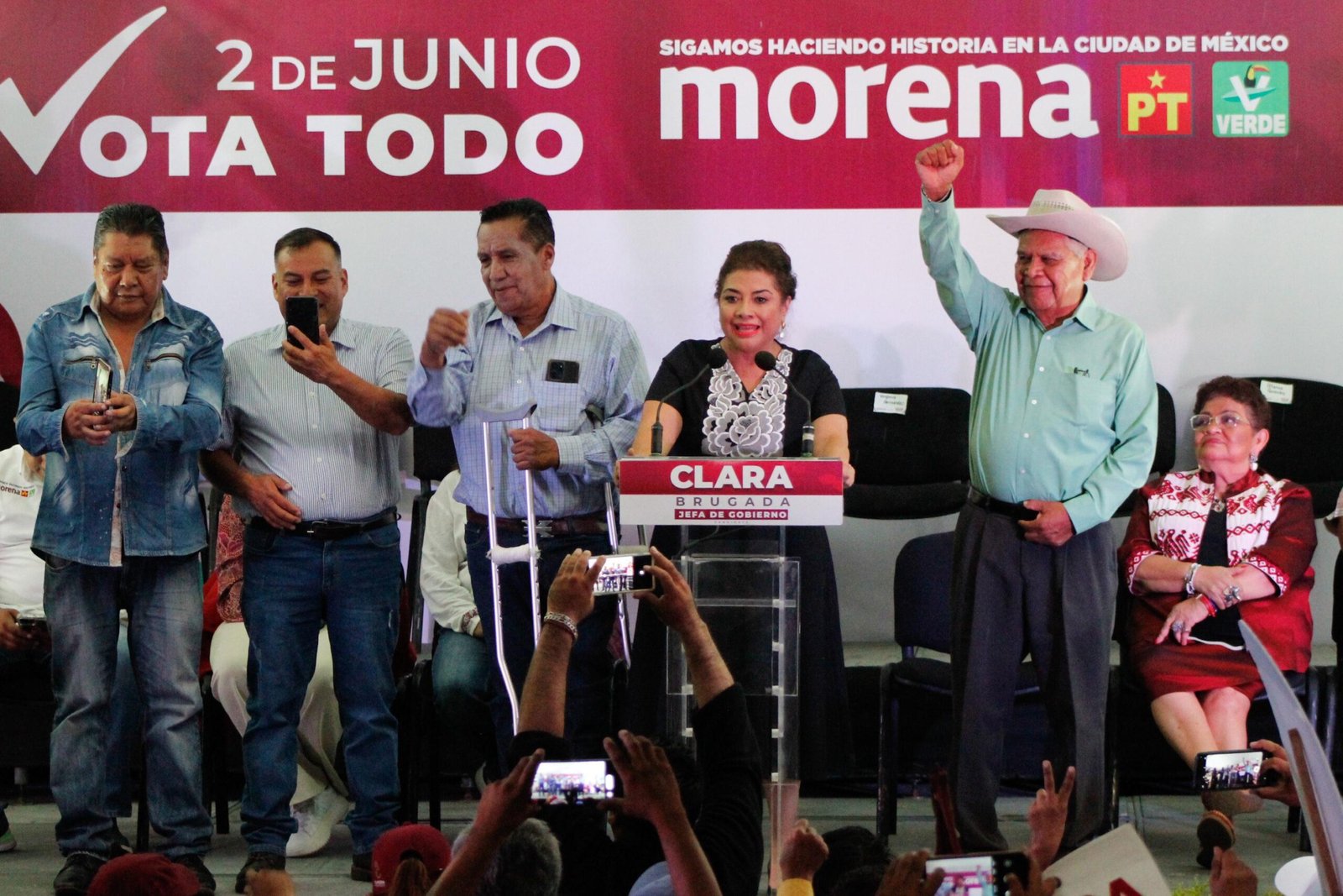 DESDE IZTAPALAPA, LLAMA CLARA BRUGADA A NO VENDER EL VOTO Y EVITAR QUE LLEGUE LA CORRUPCIÓN A LA CDMX