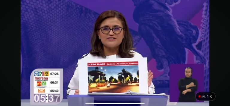 GANAMOS EL DEBATE Y VAMOS A ARRASAR EL 2 DE JUNIO: ALEIDA ALAVEZ