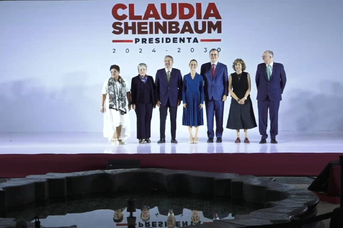 PRIMEROS NOMBRAMIENTOS DEL GABINETE DE GOBIERNO DE CLAUDIA  SHEINBAUM PARDO