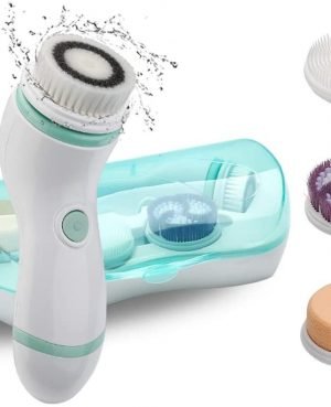 Cepillo para polvo eléctrico impermeable para la piel y el cuerpo