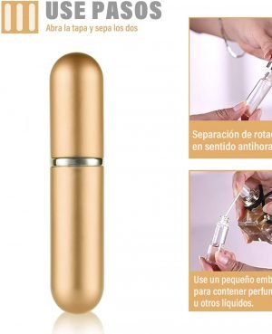 Rabbitstorm Porta Perfume - Mini Portátil de Viaje