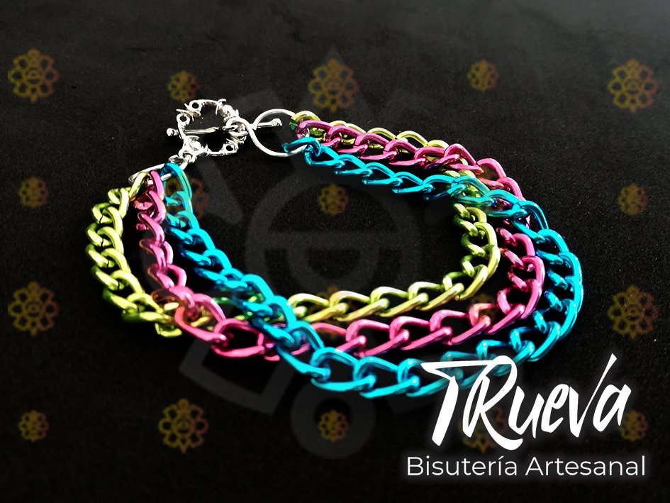 Pulsera de cadenas en 3 colores