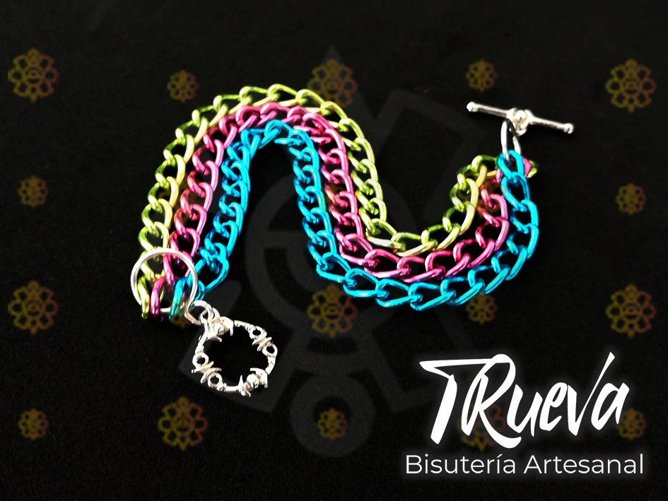 Pulsera de cadenas en 3 colores - Image 3