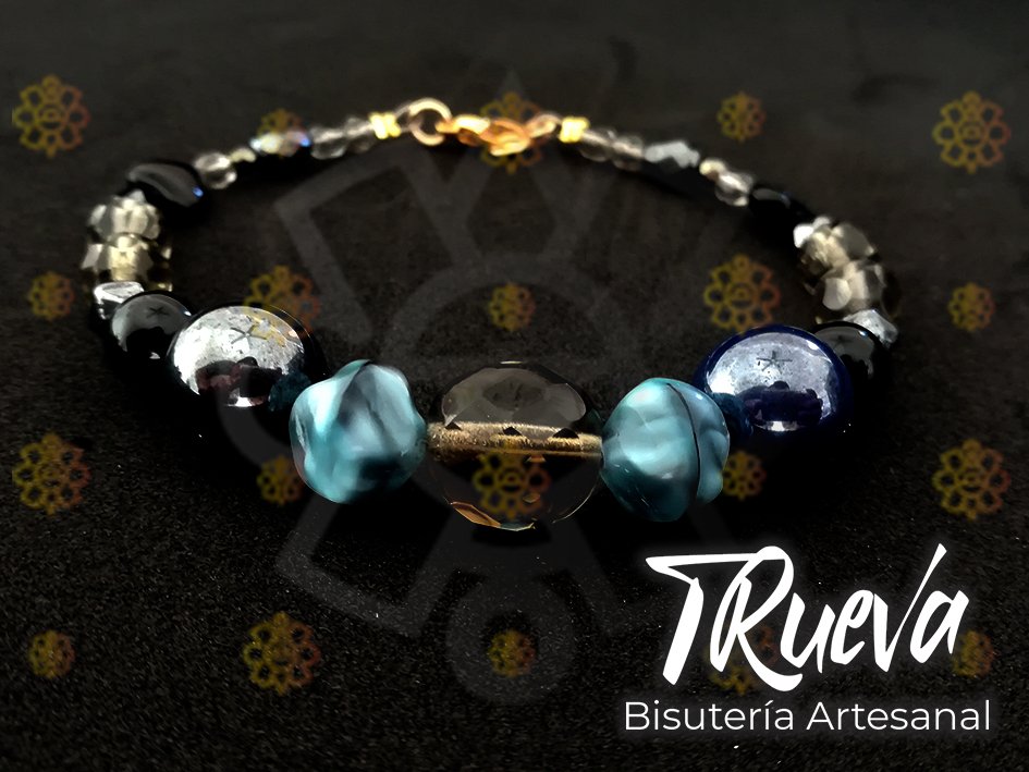 Pulsera de abalorios mixtos