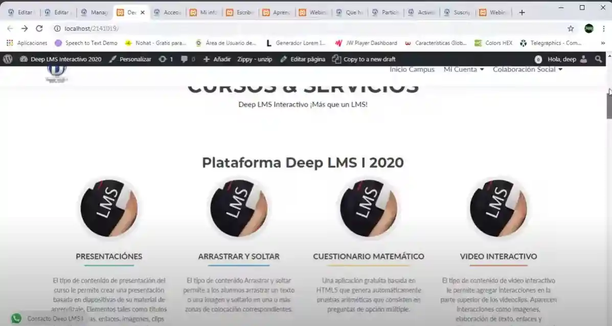 diseño web deep contents