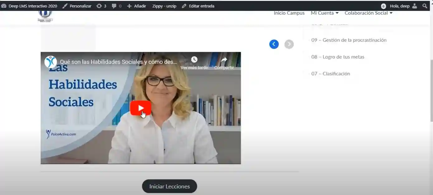 diseño web deep contents